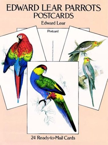 Edward Lear Parrots Postcards
