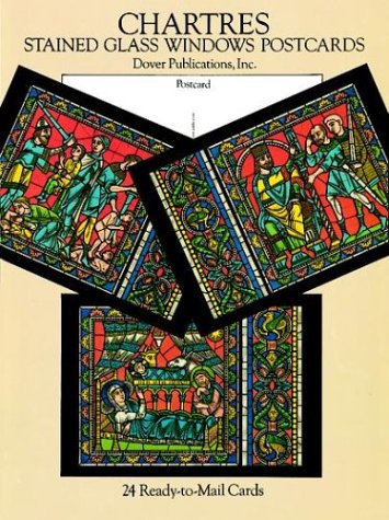 Chartres Stained Glass Windows Postcards