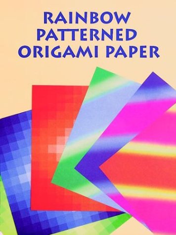 Rainbow Patterned Origami Paper