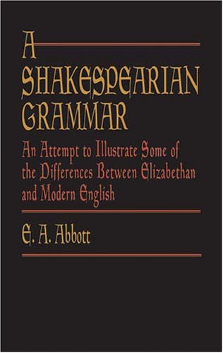A Shakespearian Grammar