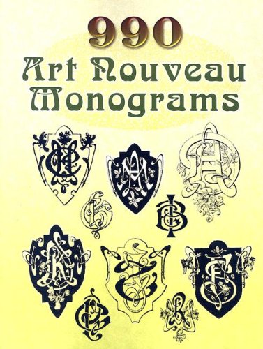 990 Art Nouveau Monograms