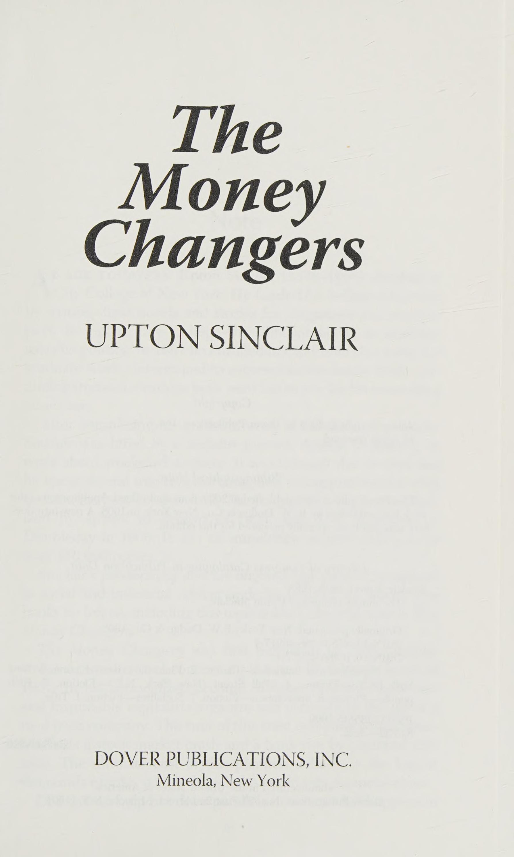 The Money Changers