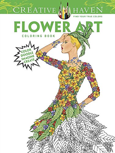 COSTCO Creative Haven Flower Art Coloring Book