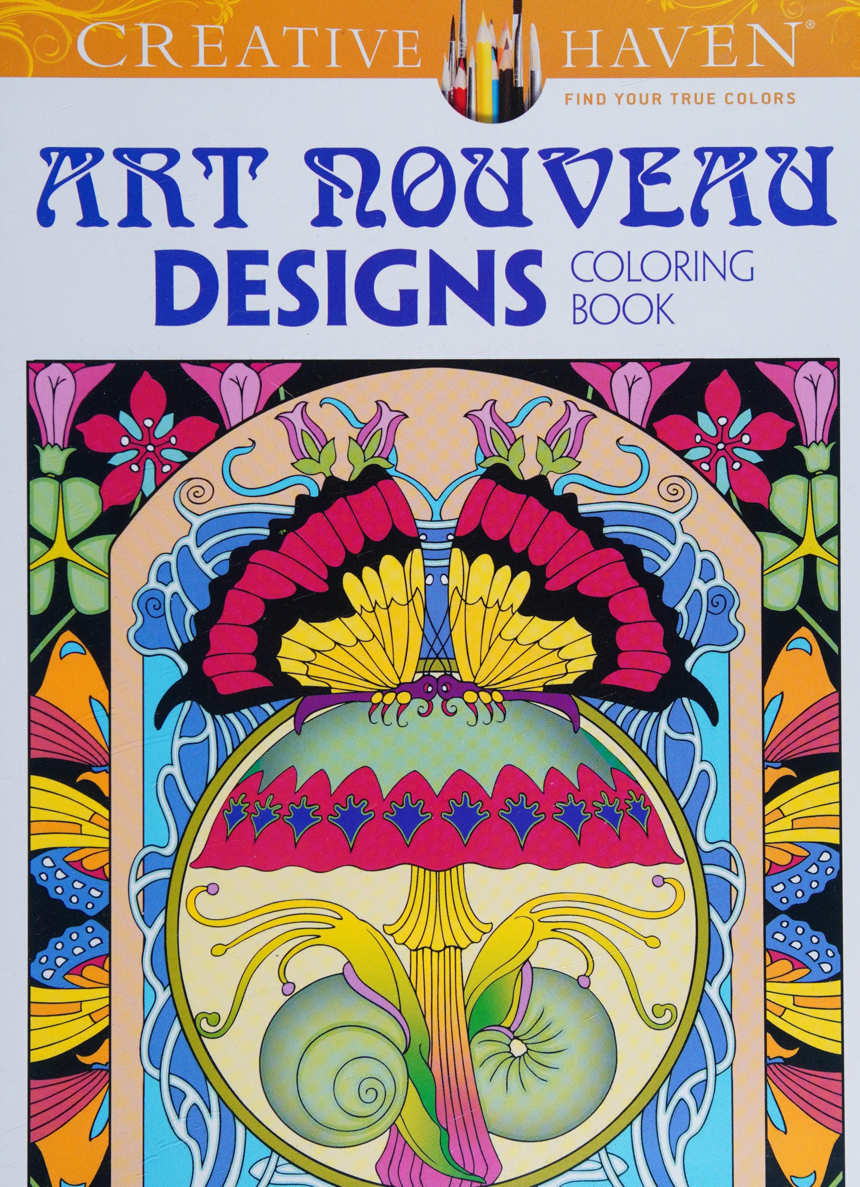 Creative Haven Art Nouveau Designs Collection Coloring Book
