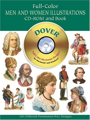 Full-Color Men and Women Illustrations CD-ROM and Book