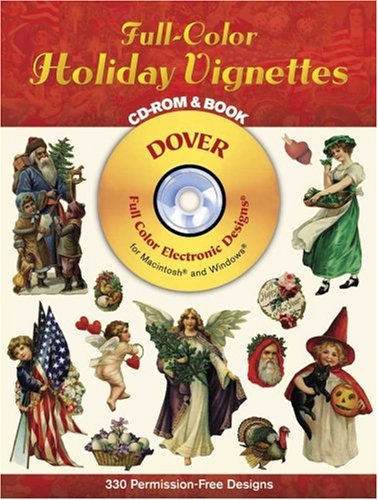 Full-Color Holiday Vignettes CD-ROM and Book