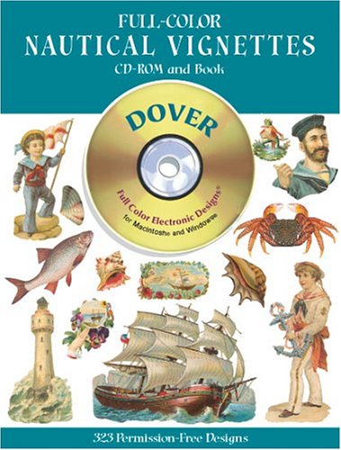 Full-Color Nautical Vignettes CD-ROM and Book