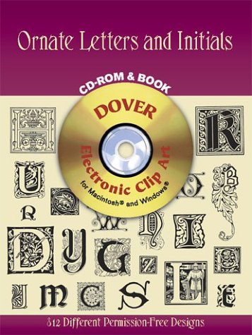 Ornate Letters and Initials CD-ROM and Book