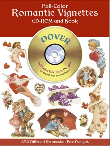 Full-Color Romantic Vignettes Cd-Rom and Book