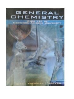 General Chemistry Chm 151 at Northern Arizona University