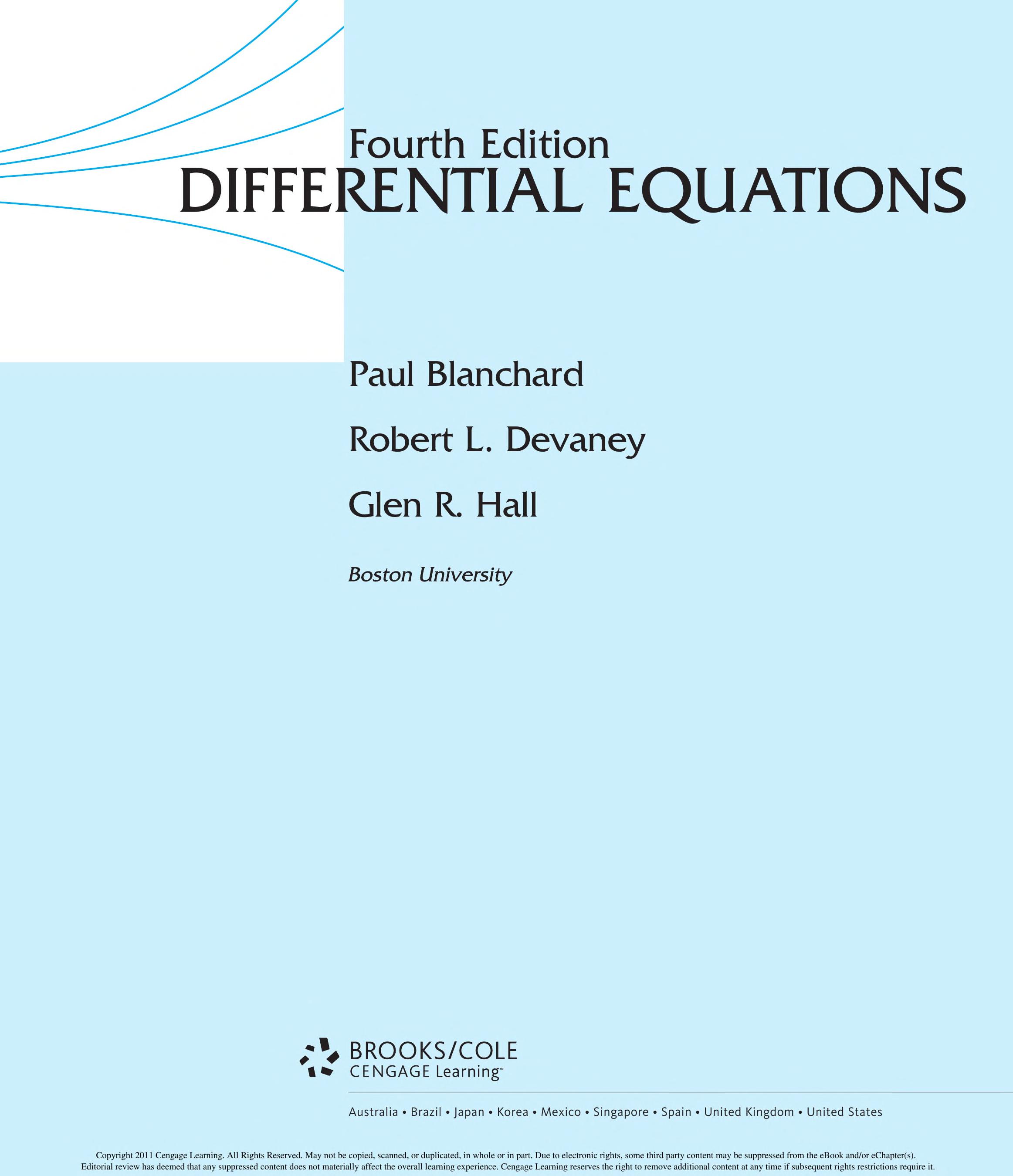 Differential Equations