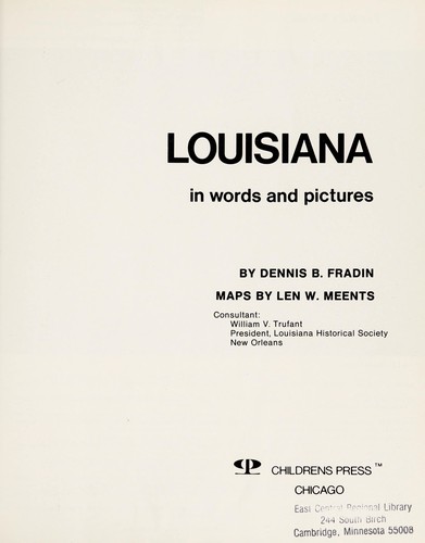Louisiana in Words and Pictures