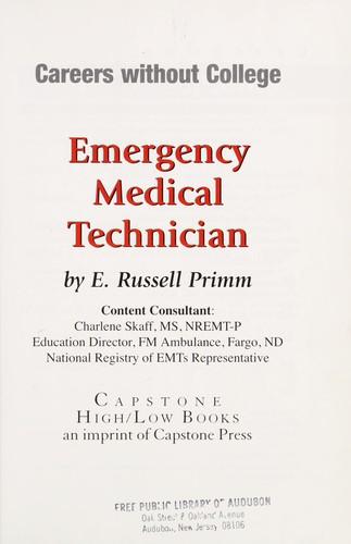 Emergency medial technician