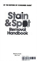 Stain And Spot Removal Handbook