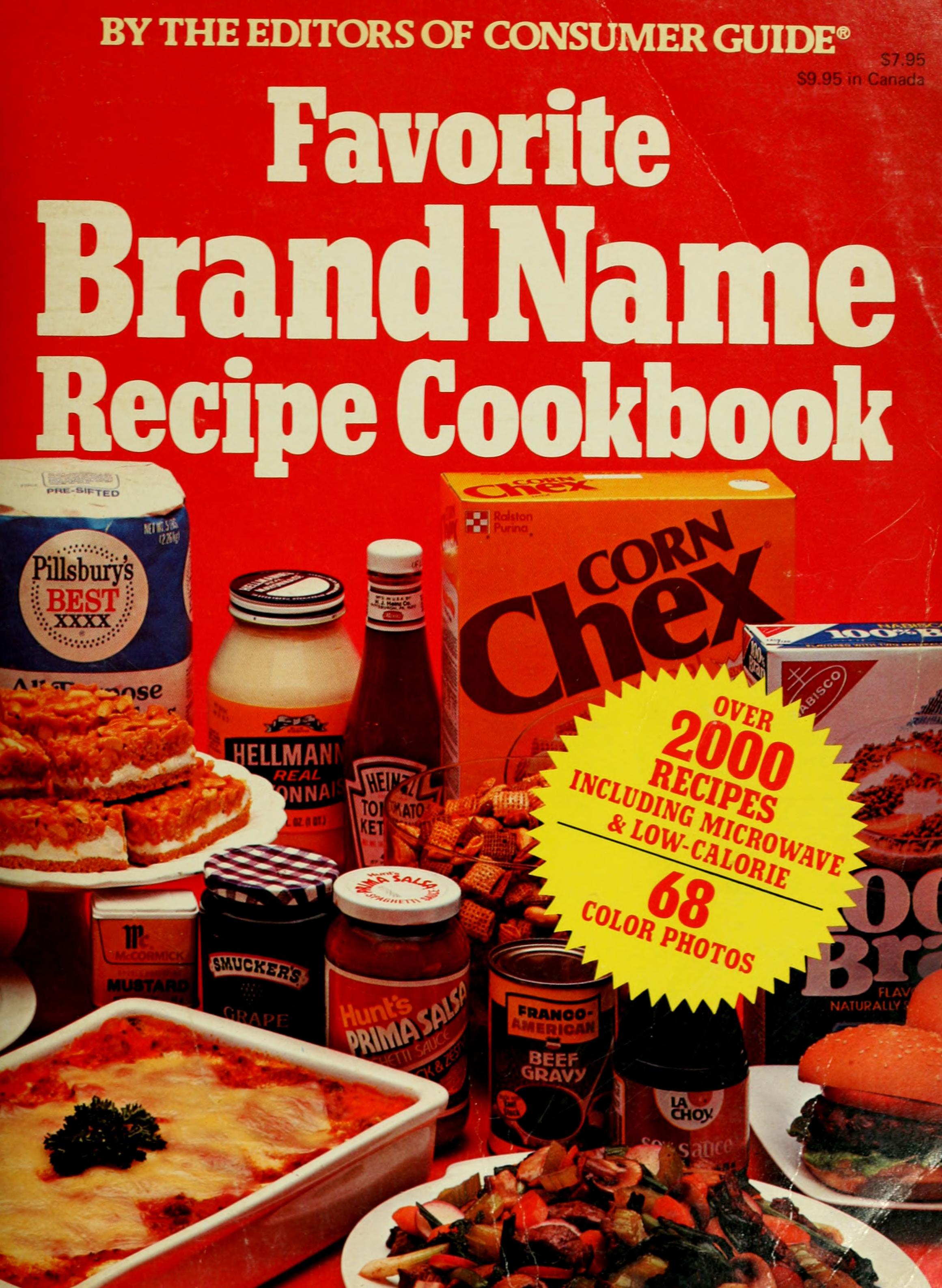 Favorite Brand Name Recipe Cookbook