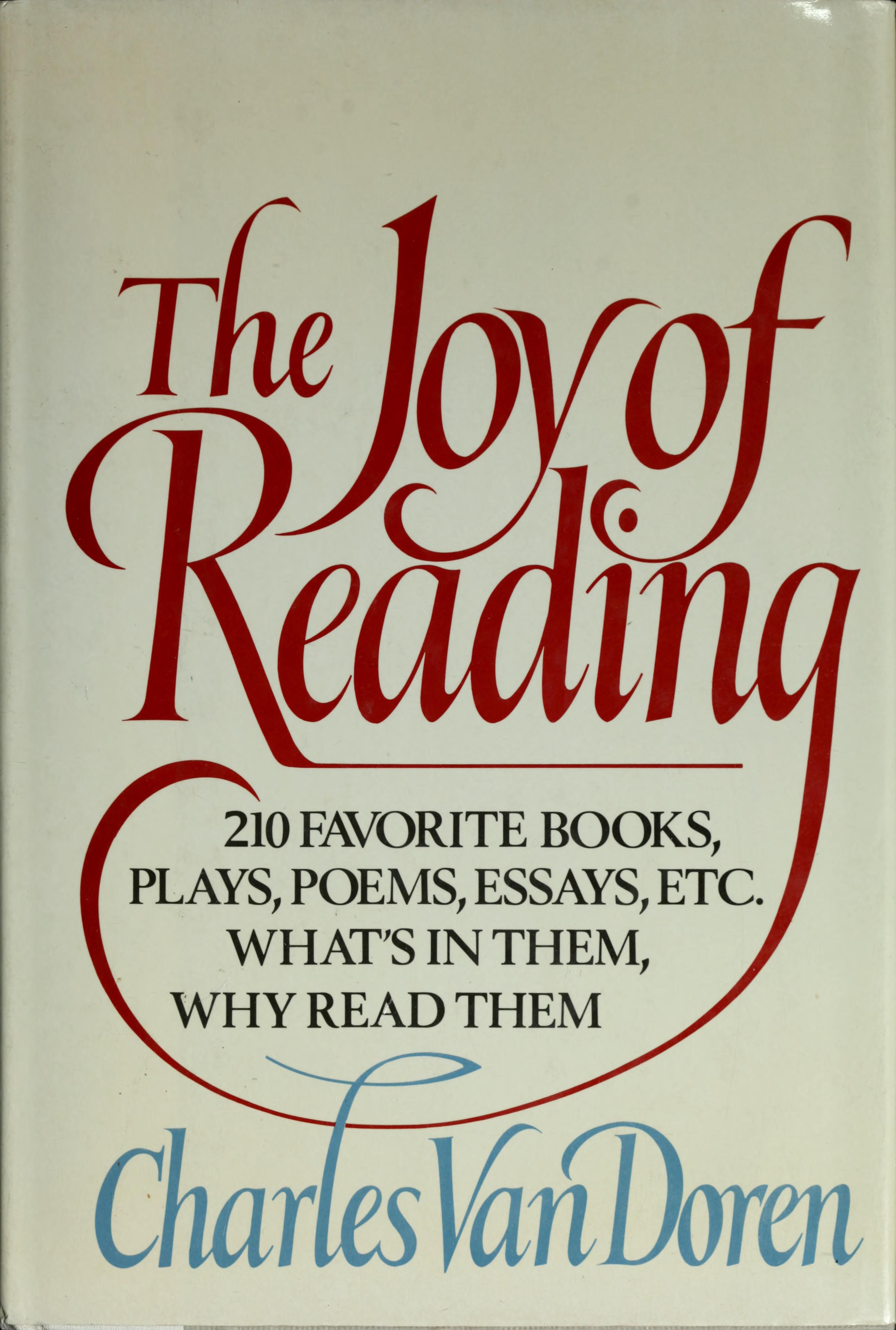 The joy of reading