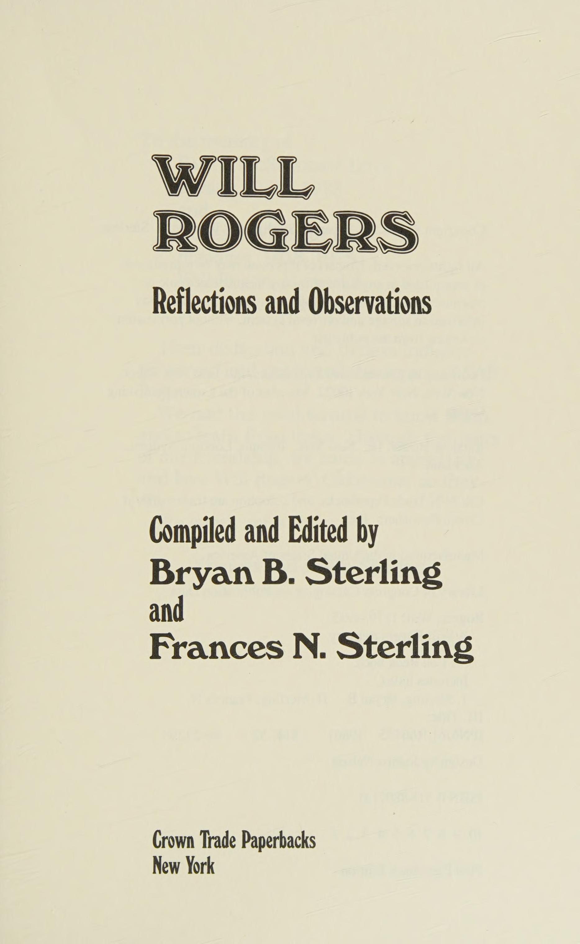Will Rogers