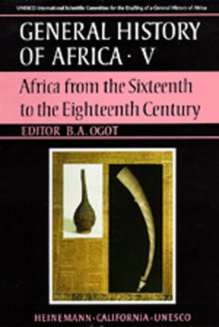 Africa From The Sixteenth To The Eighteenth Century