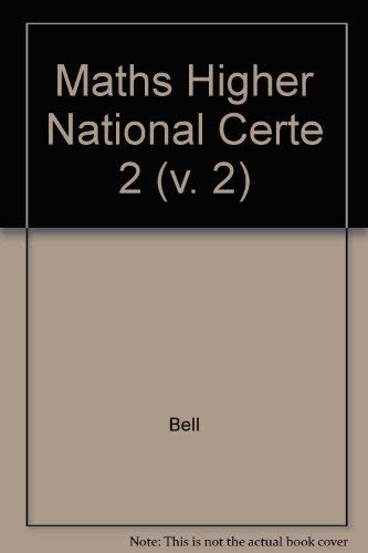 Mathematics for Higher National Certificate