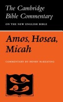 CBC: Amos, Hosea, Micah