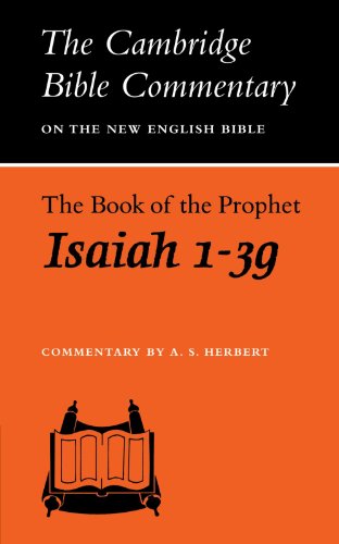 The Book Of The Prophet Isaiah, 1-39