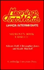 Meanings into Words Upper intermediate Student s cassette