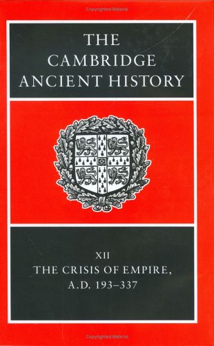 The Cambridge Ancient History, Vol. 12