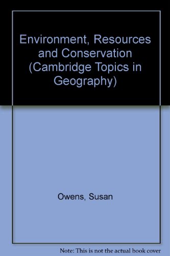 Environment, Resources and Conservation