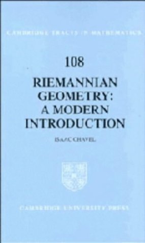 Riemannian Geometry