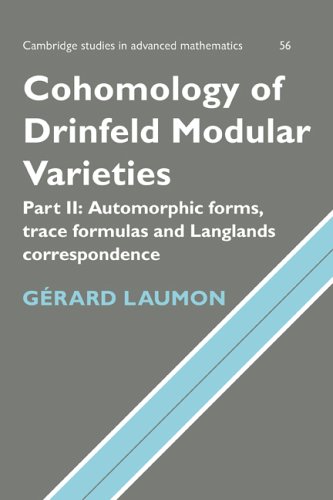Cohomology of Drinfeld Modular Varieties, Part 1, Geometry, Counting of Points and Local Harmonic Analysis: Geometry, Counting of Points and Local ... 1