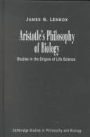Aristotle s Philosophy of Biology