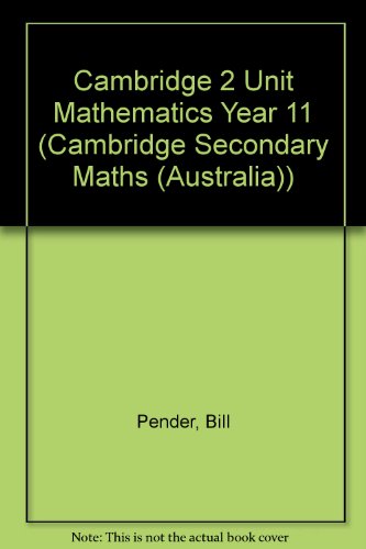 Cambridge 2 Unit Mathematics Year 11