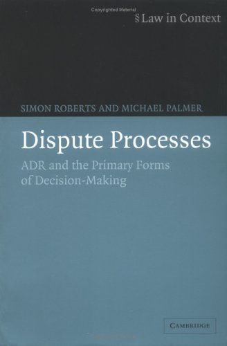 Dispute Processes