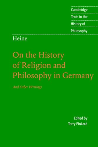 Heine: 'On The History Of Religion And Philosophy In Germany'