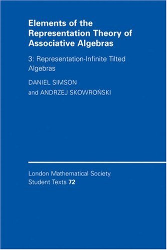 Elements of the Representation Theory of Associative Algebras Volume 3