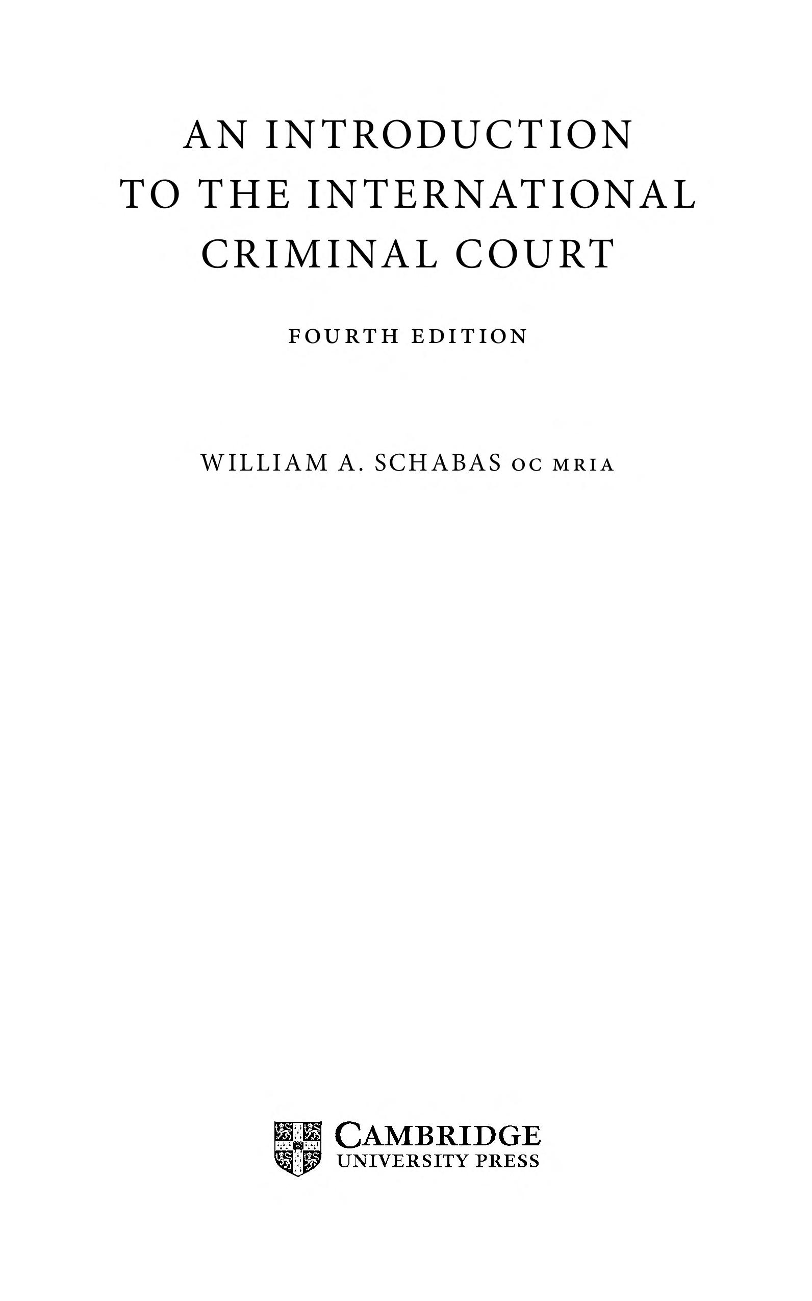 An Introduction To The International Criminal Court