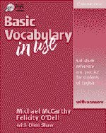 Basic Vocabulary in Use with Answers Student's Book with Ans W/ Audio CD