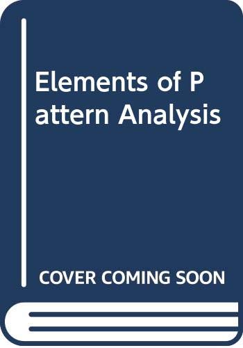 Elements Of Pattern Analysis