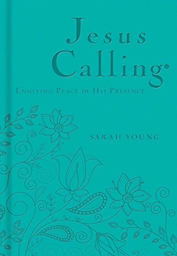 Jesus Calling, Teal Leathersoft, with Scripture References