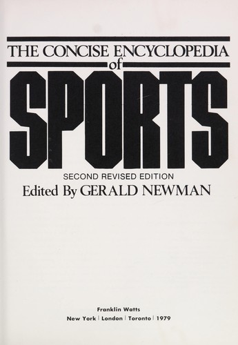 The Concise Encyclopaedia of Sports