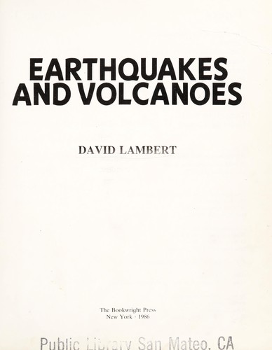 Earthquakes and Volcanoes