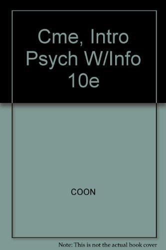 Cme, Intro Psych W/Info 10e