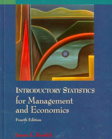 Introductory Statistics For Management And Economics