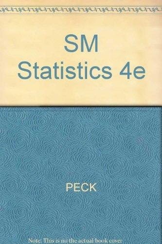 Instructor'S Solutions Manual Statistics 4e
