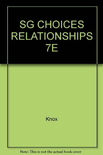SG CHOICES RELATIONSHIPS 7E