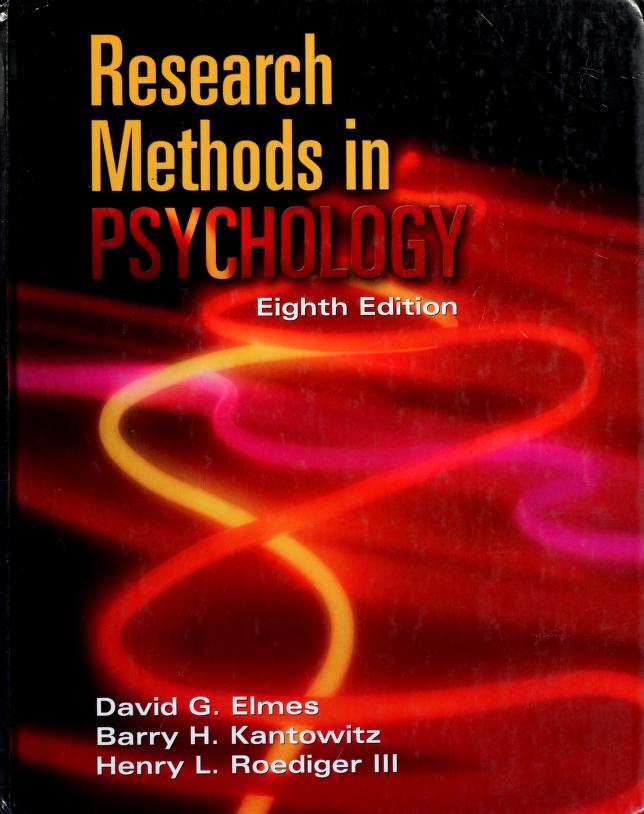 Research Methods in Psychology