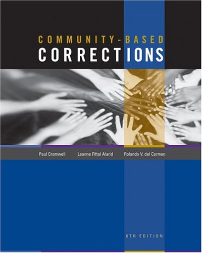 Community-Based Corrections
