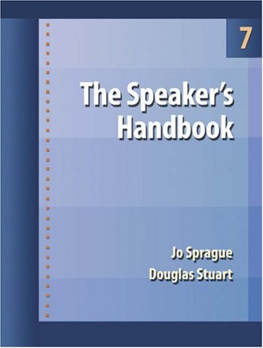 The Speaker's Handbook (with CD-ROM and InfoTrac®)