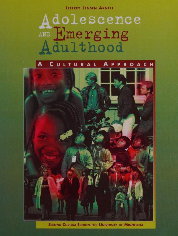 Adolescence and Emerging Adulthood, a Cultural Approach