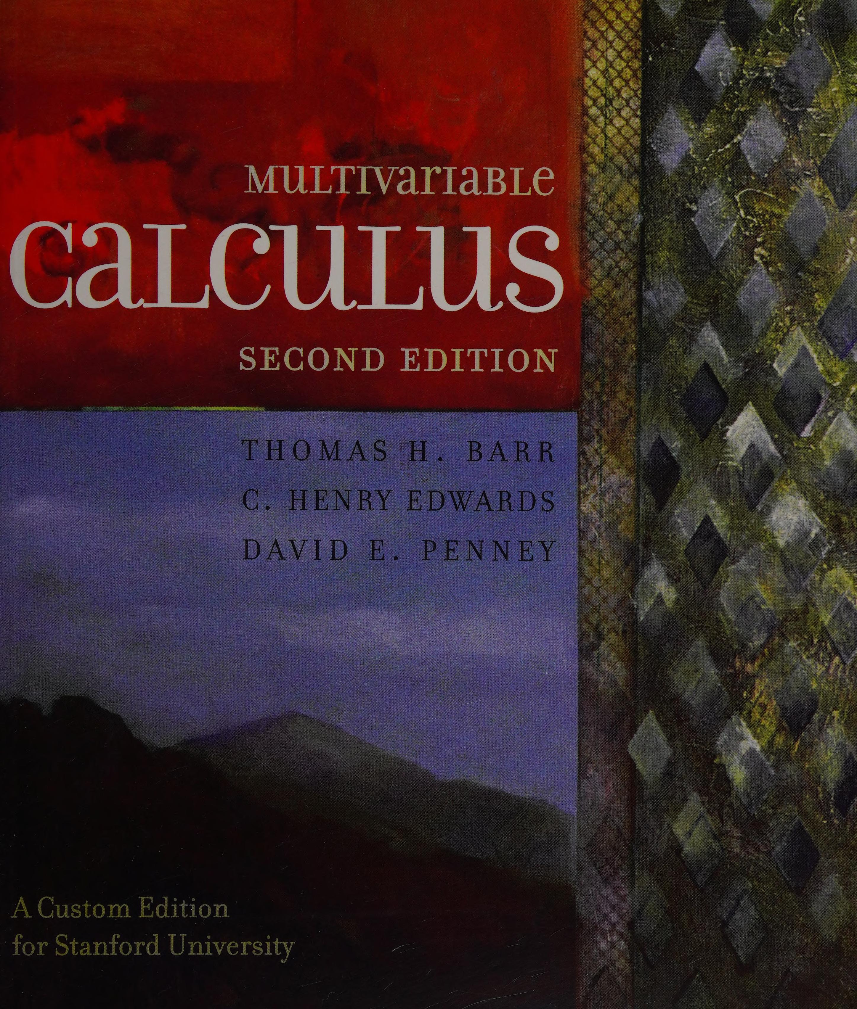 Multivariable Calculus